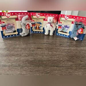 Collector TY McDonald’s Political Beanie Babies Set of 3